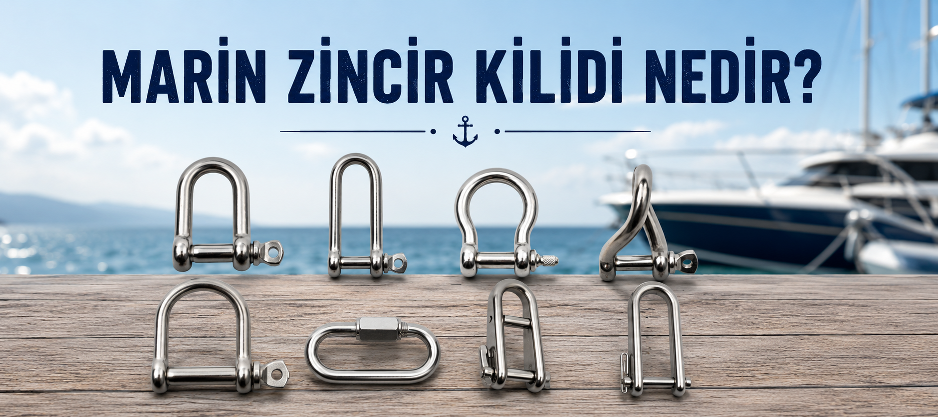 Marin Zincir Kilidi Nedir? Çeşitleri ve Kullanım Alanları