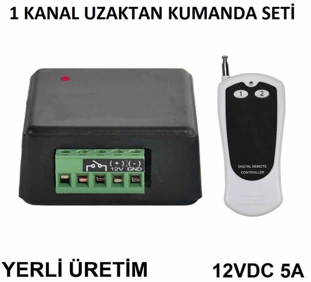 1 Kanal Uzaktan Kumanda Seti 12vdc 5 A