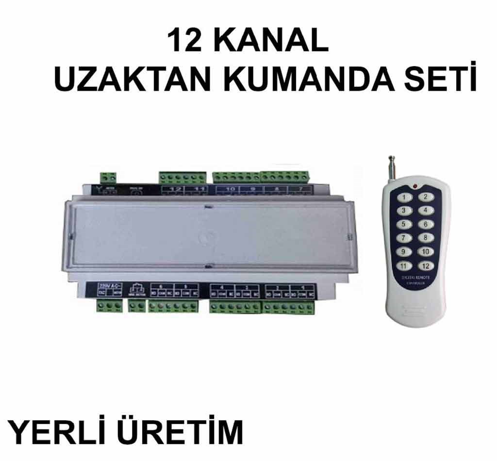 12 Kanal Uzaktan Kumanda 