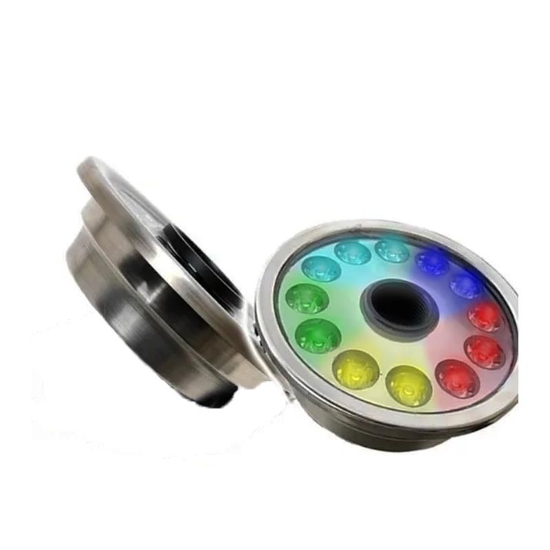 12 Ledli Fıskiye Lambası RGB