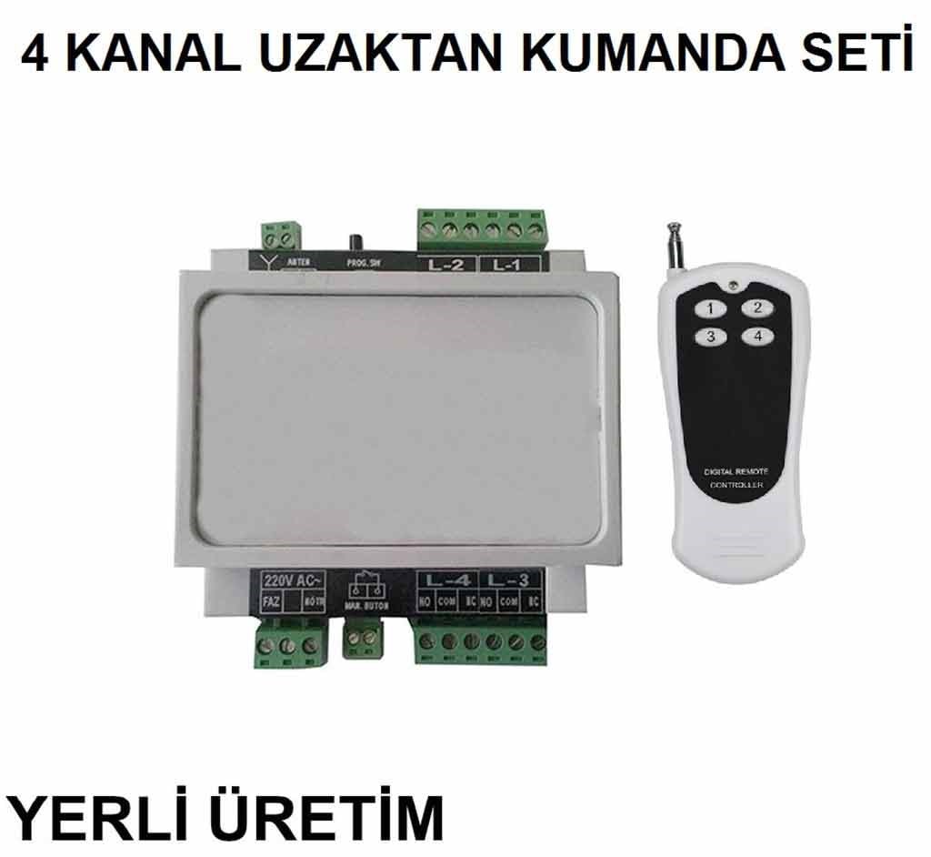 4 Kanal Uzaktan Kumanda 