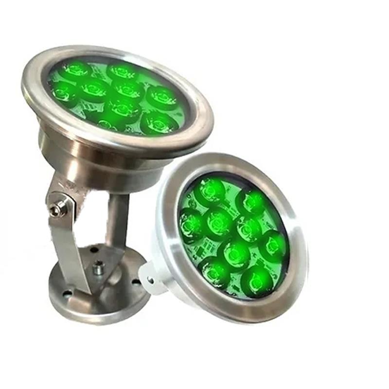9 Ledli Süs Havuzu Lambasi Yesil