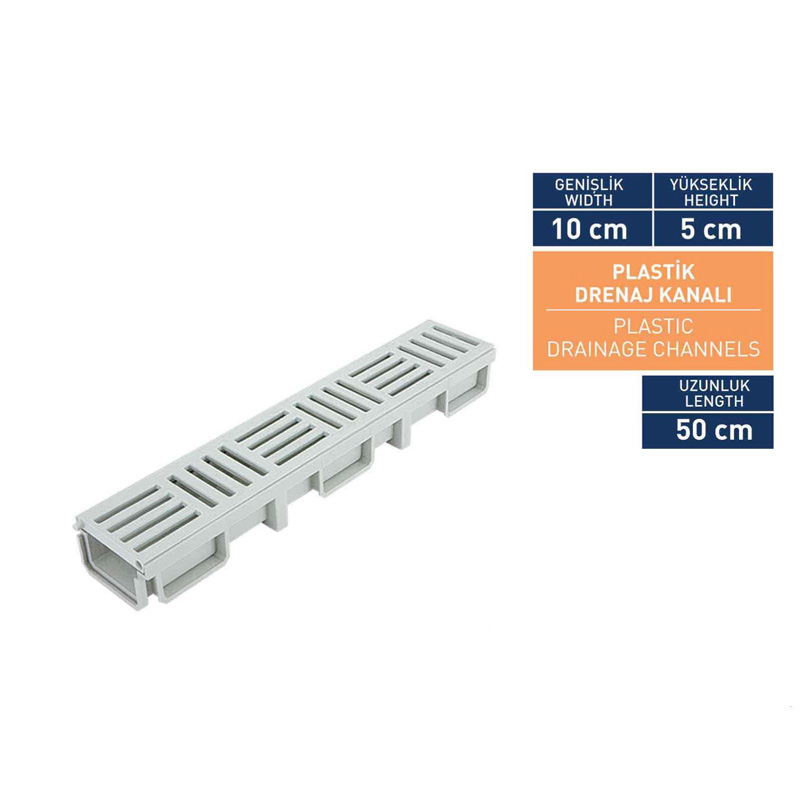 10 Cm Kanal Izgara Havuz Taşma Kanalı