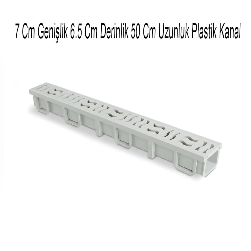 7 Cm Plastik Drenaj Kanal Izgarası