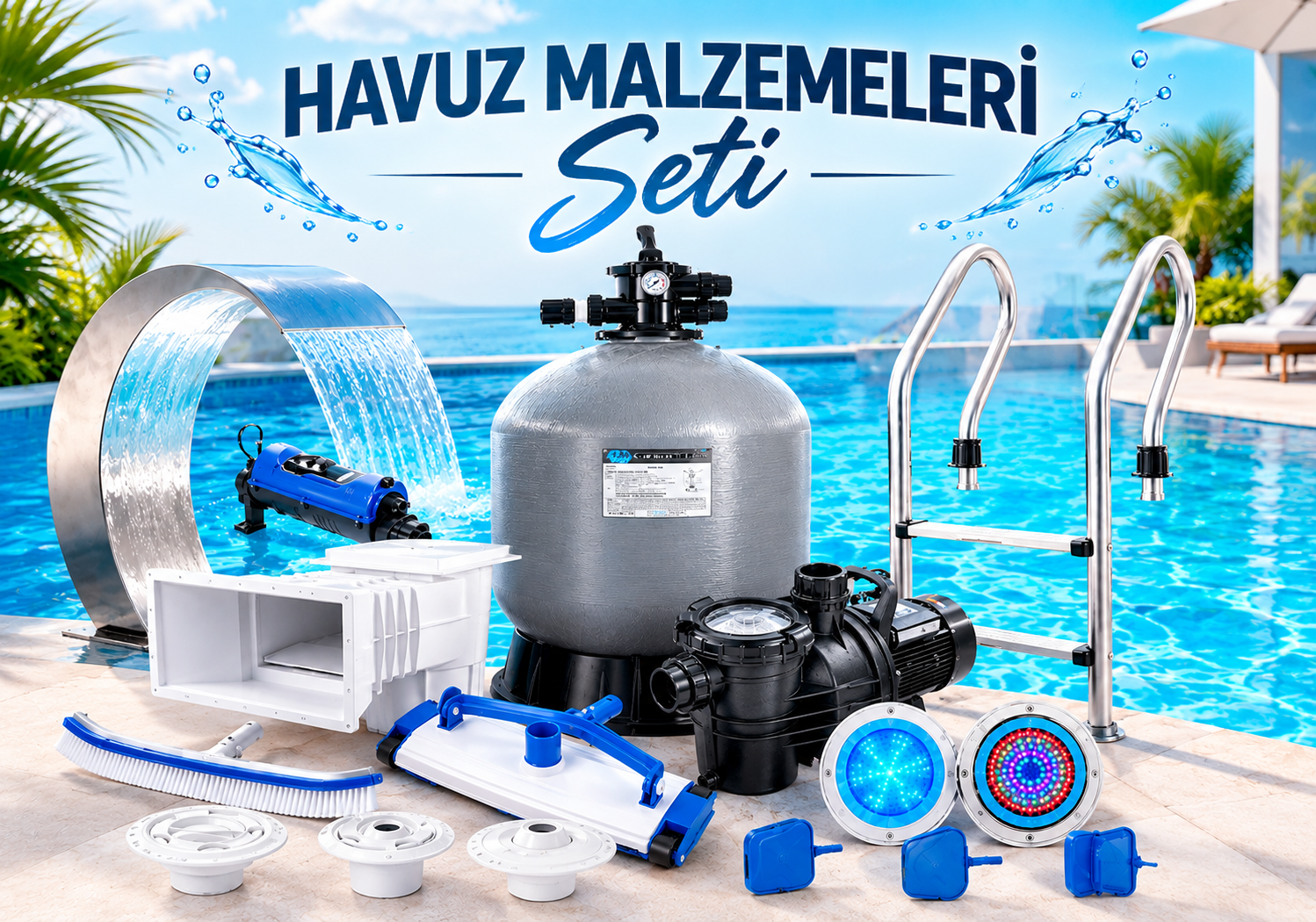 Havuz Ekipmanı Seti İçeriği ve Sistemleri