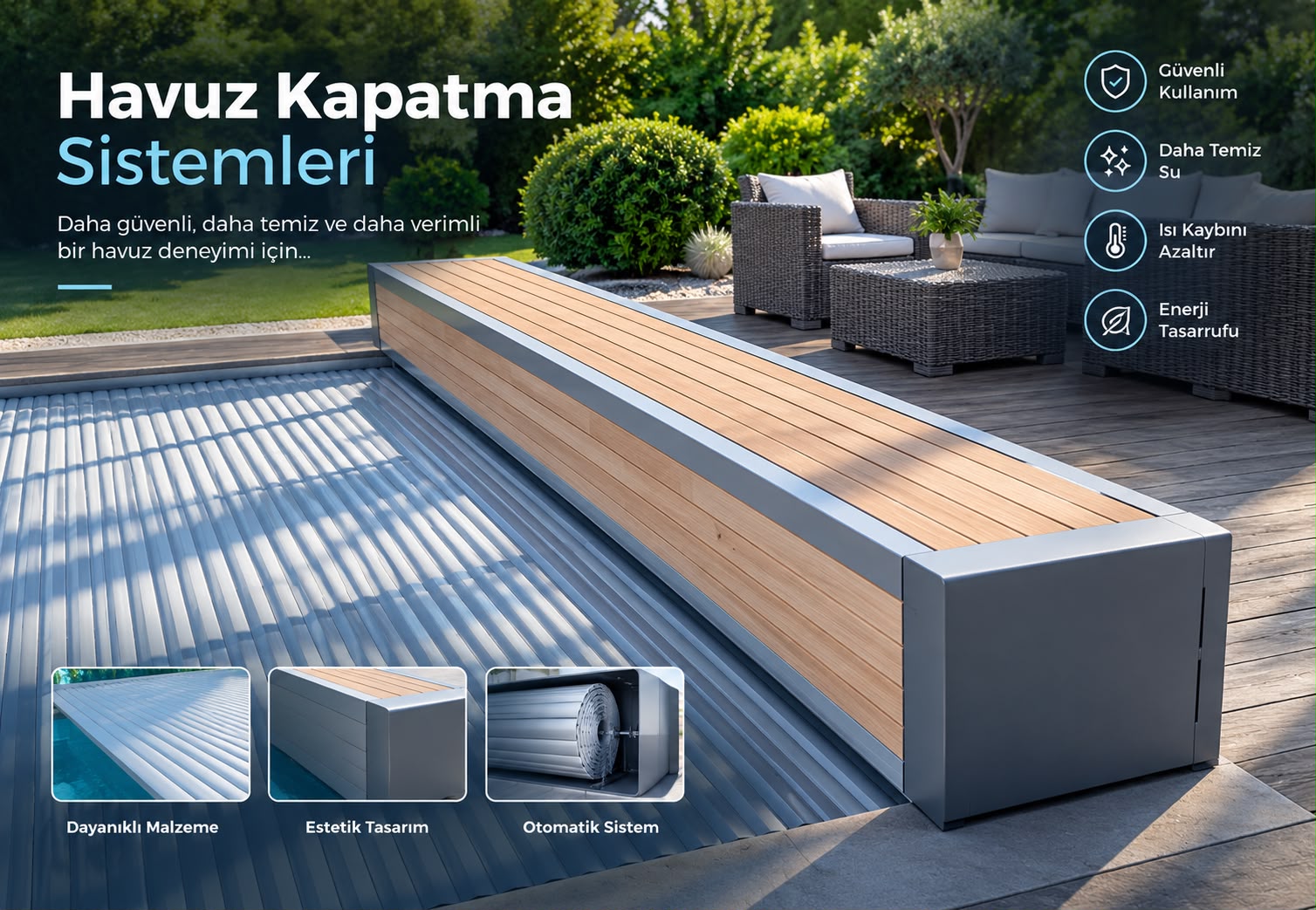 Havuz Kapatma Sistemleri ve Örtüleri