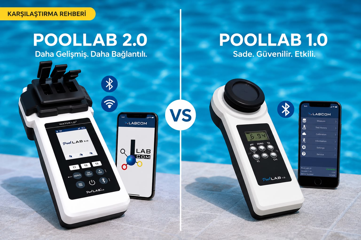 PoolLab 1.0 ve PoolLab 2.0 Karşılaştırması