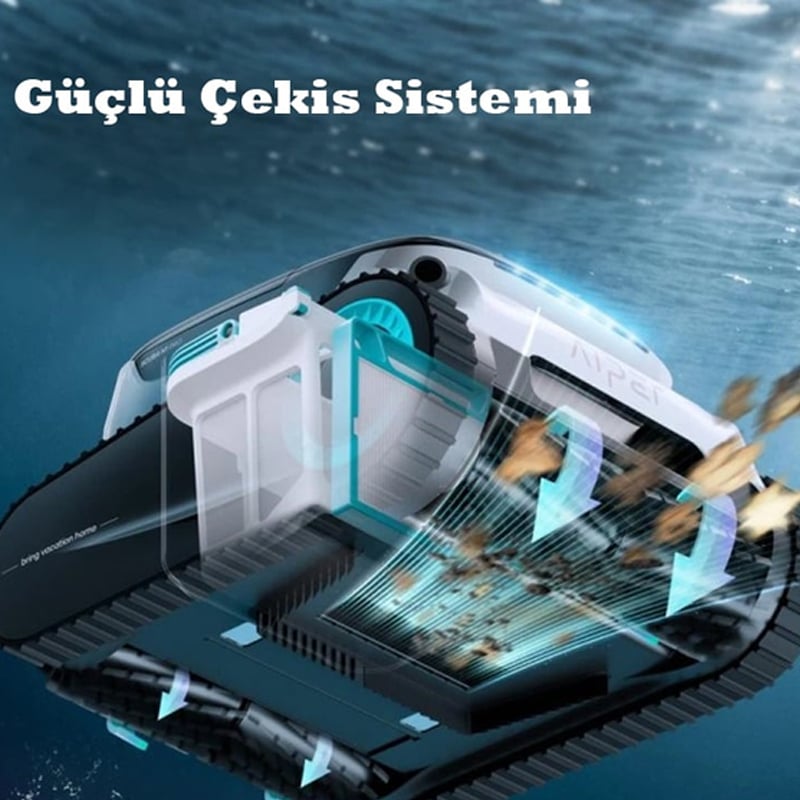 Aiper Scuba N1600 Tri Motor Emiş Sistemi