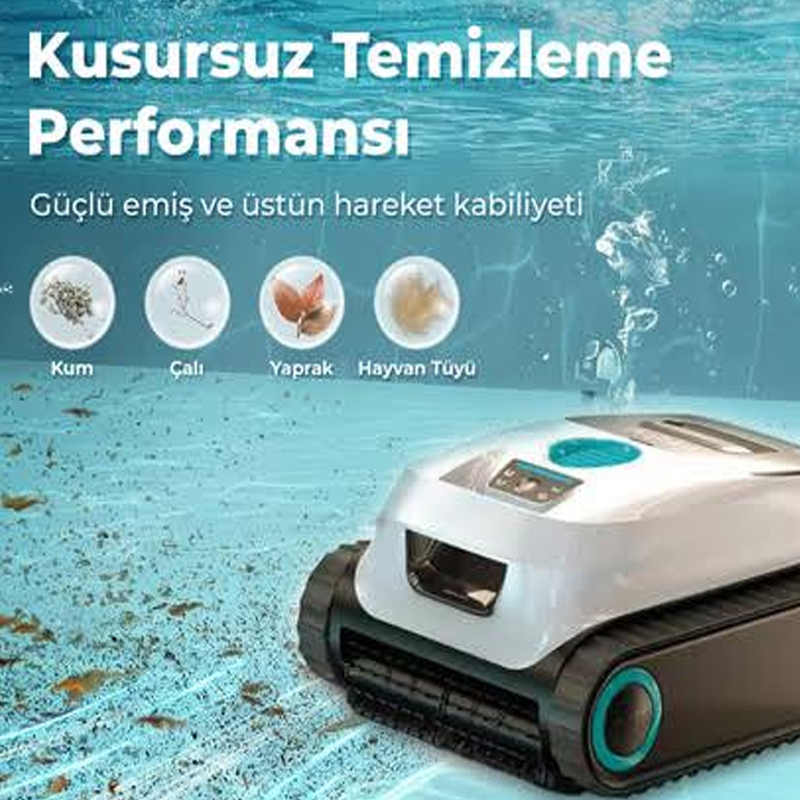 Aiper Scuba N1600 Kolay Taşıma ve Su Tahliyesi