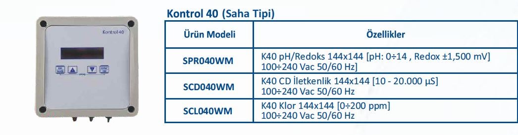 Seko Kontrol 40 Type Ölçüm Cihazı