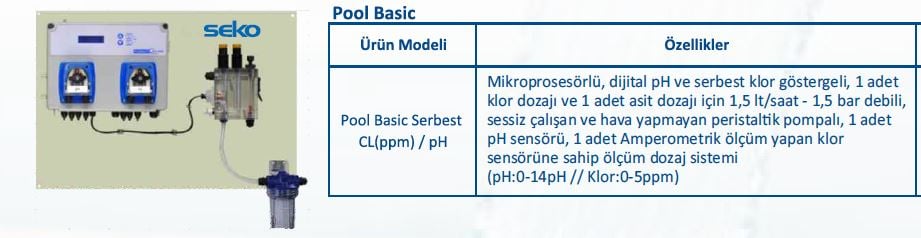 Seko Pool Basic Otomatik Havuz Dozaj Sistemi