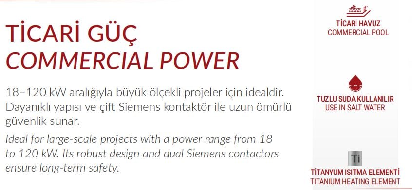 SFS Joey Elektrikli Havuz Isıtıcısı