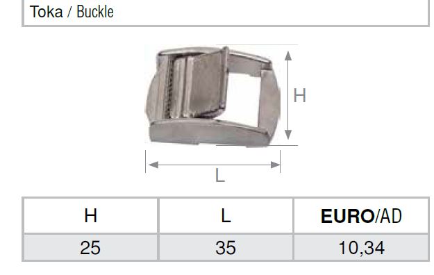 Paslanmaz Çelik Toka Marin Tekne Yat