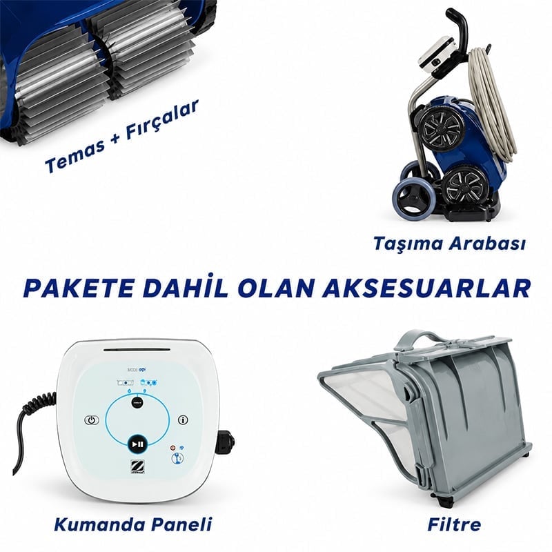 Zodiac ALPHA iQ RA 6800 iQ Cift Katmanli Filtre ve LED Aydinlatma