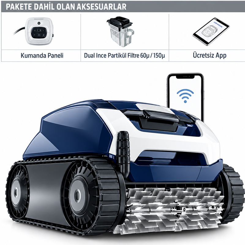 Zodiac VOYAGER RE 4400 iQ iAqualink Mobil Uygulama Entegrasyonu