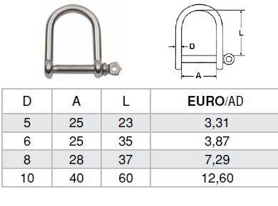 Marin Geniş Zincir Kilidi Paslanmaz Çelik