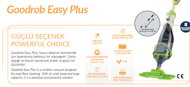 GOODROB EASY Havuz Süpürgesi