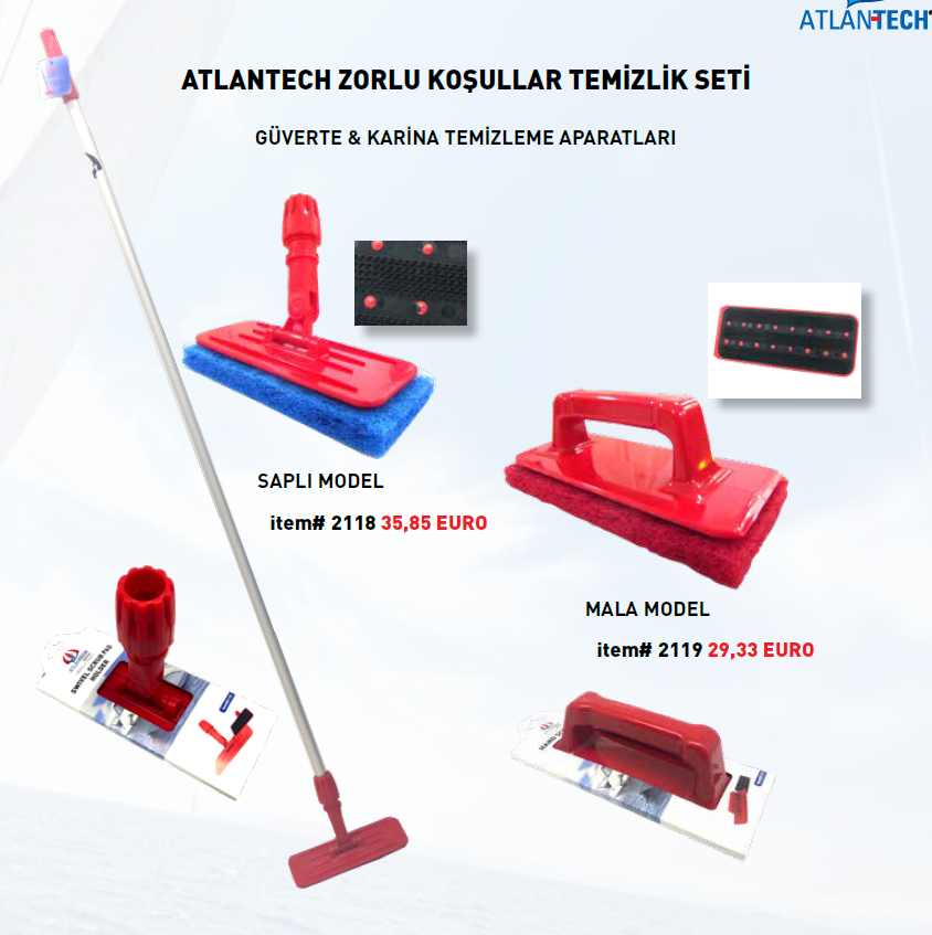 Atlantech Tekne Temizlik Seti Marin