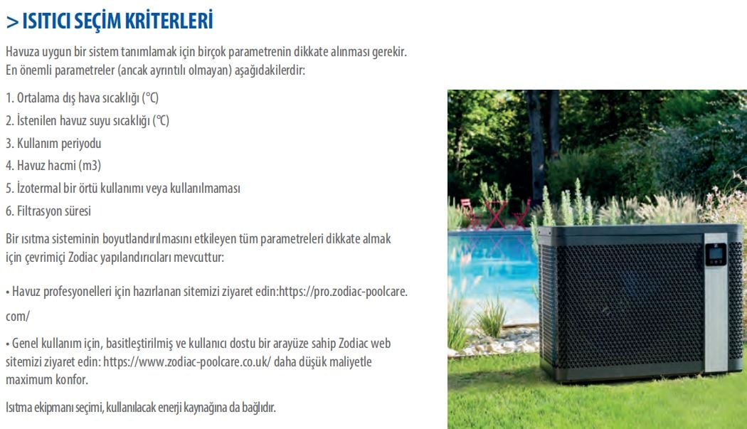 Zodiac Isı Pompası