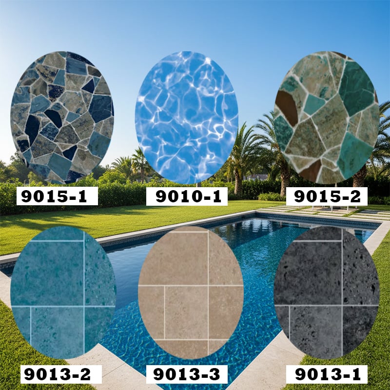 Farklı Desenlerde Havuz Liner Kaplama Modelleri 1