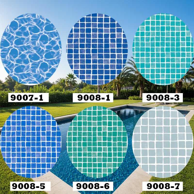 Mozaik Desenli Havuz Liner Kaplama Çeşitleri 2