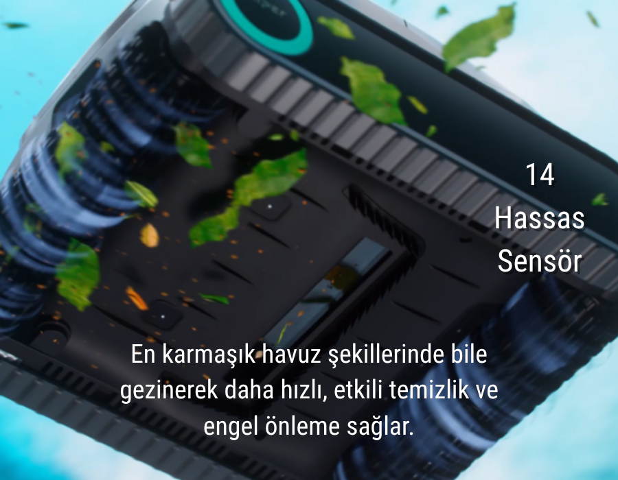 Park Sensörlü Havuz Robotu