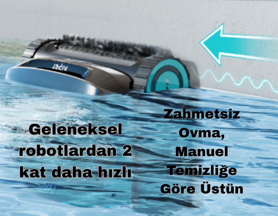 Güçlü Emişli Havuz Robotu