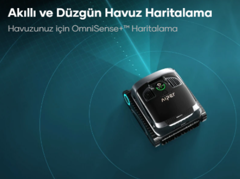 Park Sensörlü Havuz Robotu