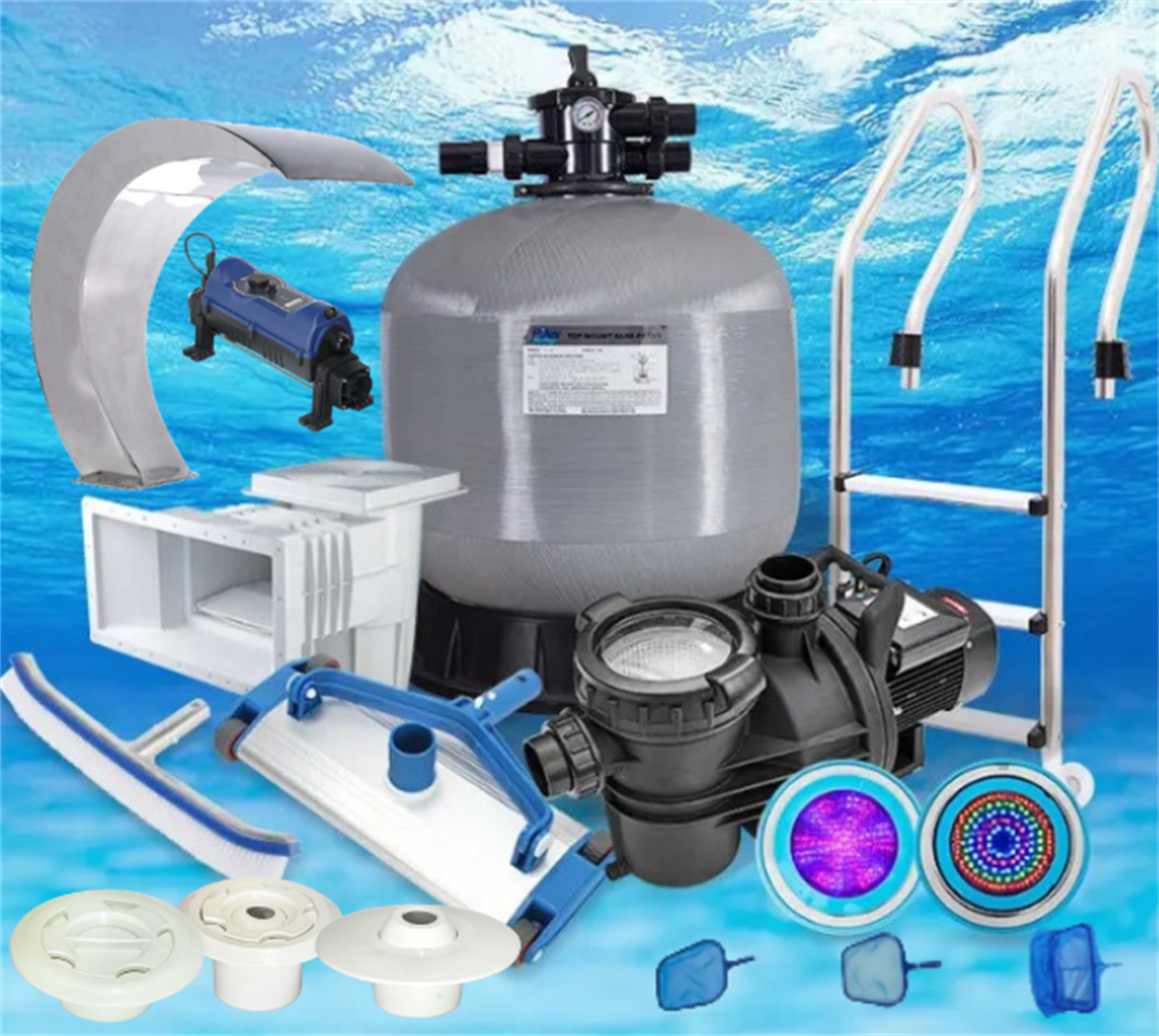 40 m3 Havuz Ekipmanları Seti