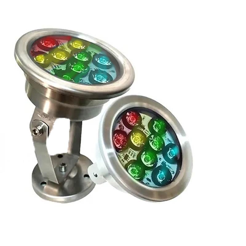 9 Ledli Süs Havuz Lambası RGB