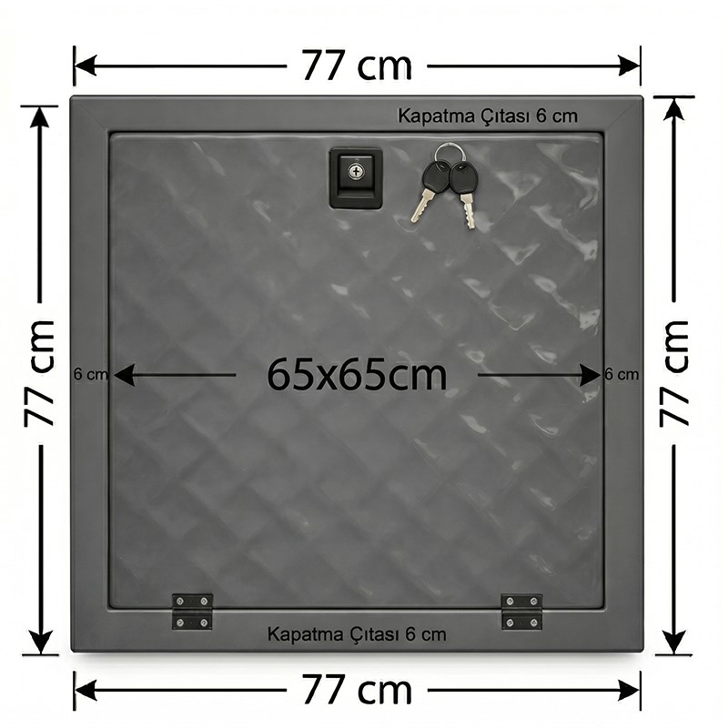 Havuz Kapağı | 65x65 | Goldsan