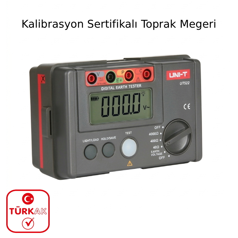Kalibrasyon sertifikalı Toprak megeri