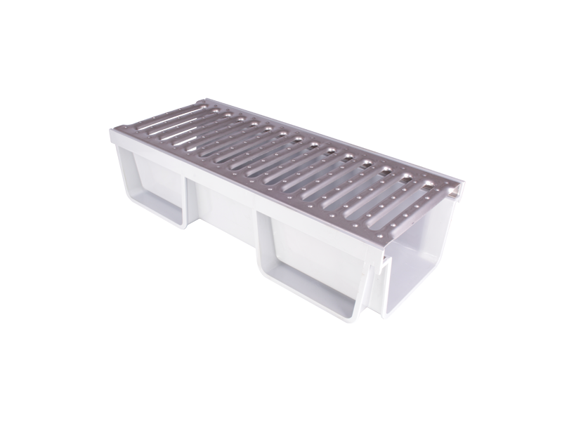 Kanal Izgarası Paslanmaz Komple 20x50