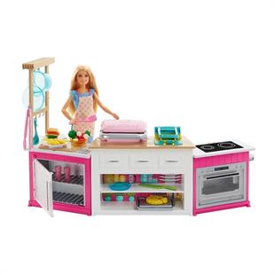 Barbie Barbie'nin Mutfak Dünyası Oyun Seti FRH73 
