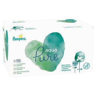 Prima Aqua Pure Islak Havlu Mendil 9Lu Fırsat Paketi 432 Yaprak 