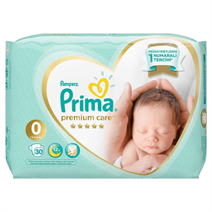 Prima Premium Care Bebek Bezi 0 Beden Prematüre 30 Adet 