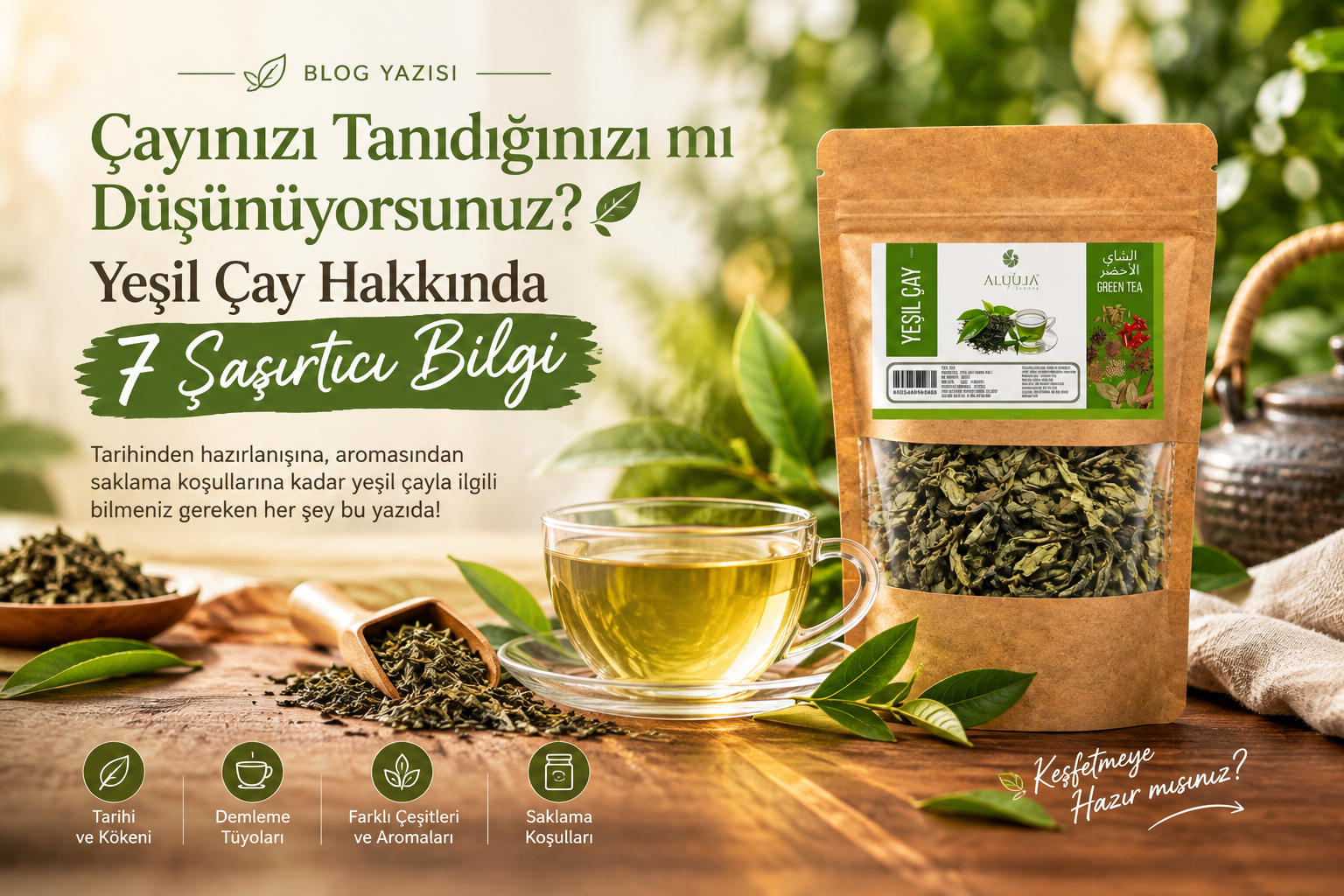 Çayınızı Tanıdığınızı mı Düşünüyorsunuz? Yeşil Çay Hakkında 7 Şaşırtıcı Bilgi