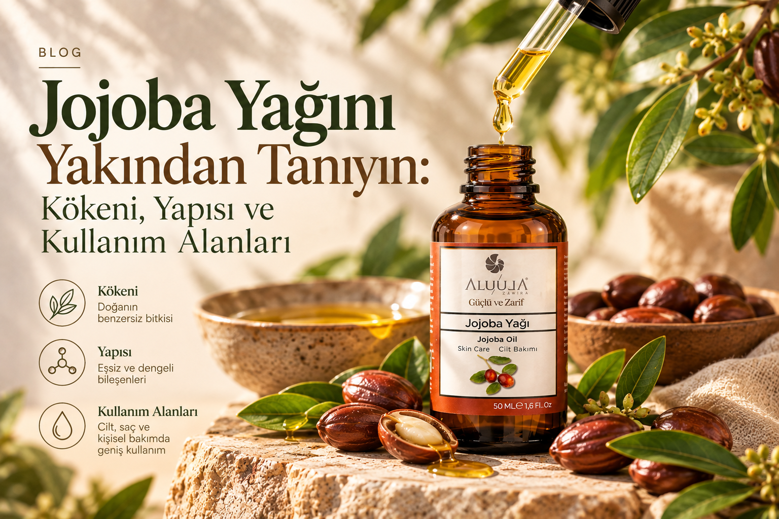 Jojoba Yağını Yakından Tanıyın: Kökeni, Yapısı ve Kullanım Alanları