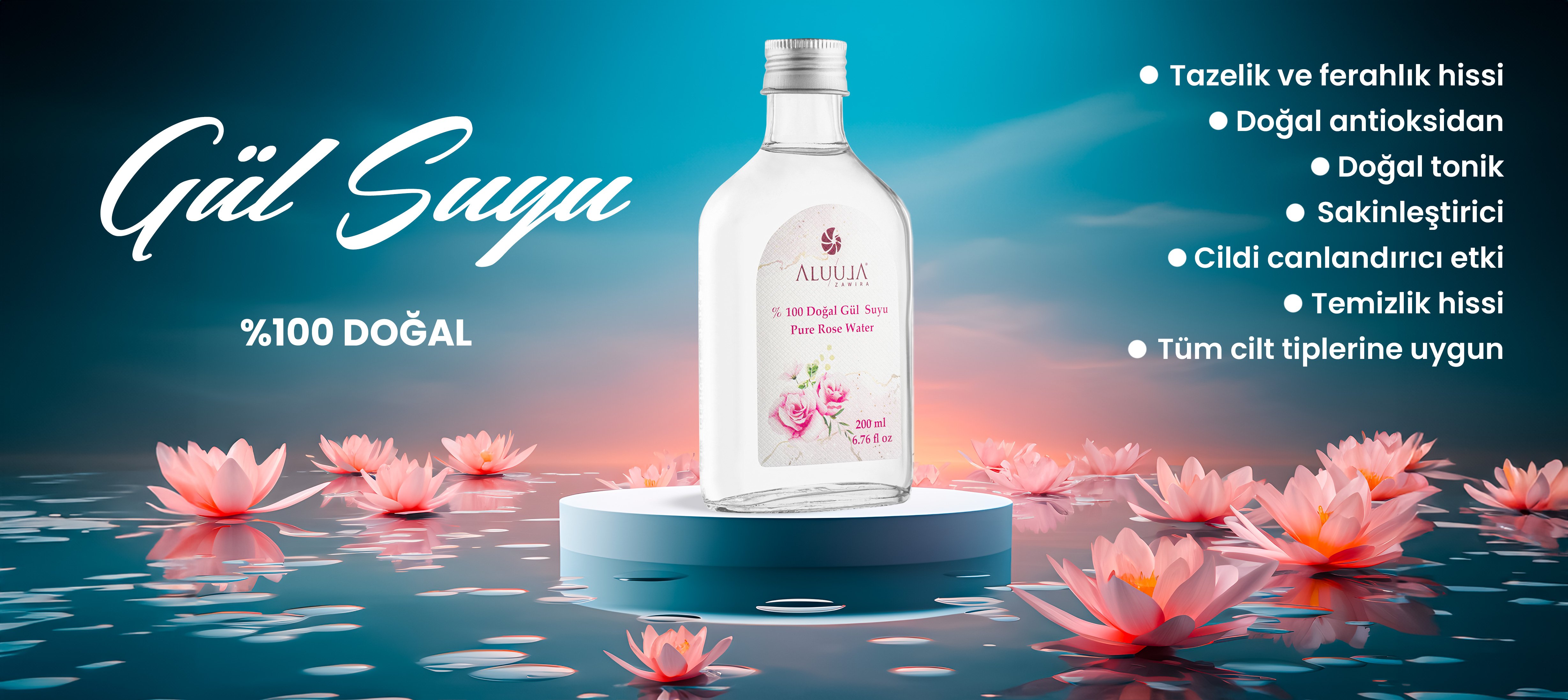 Doğal Gül Suyu