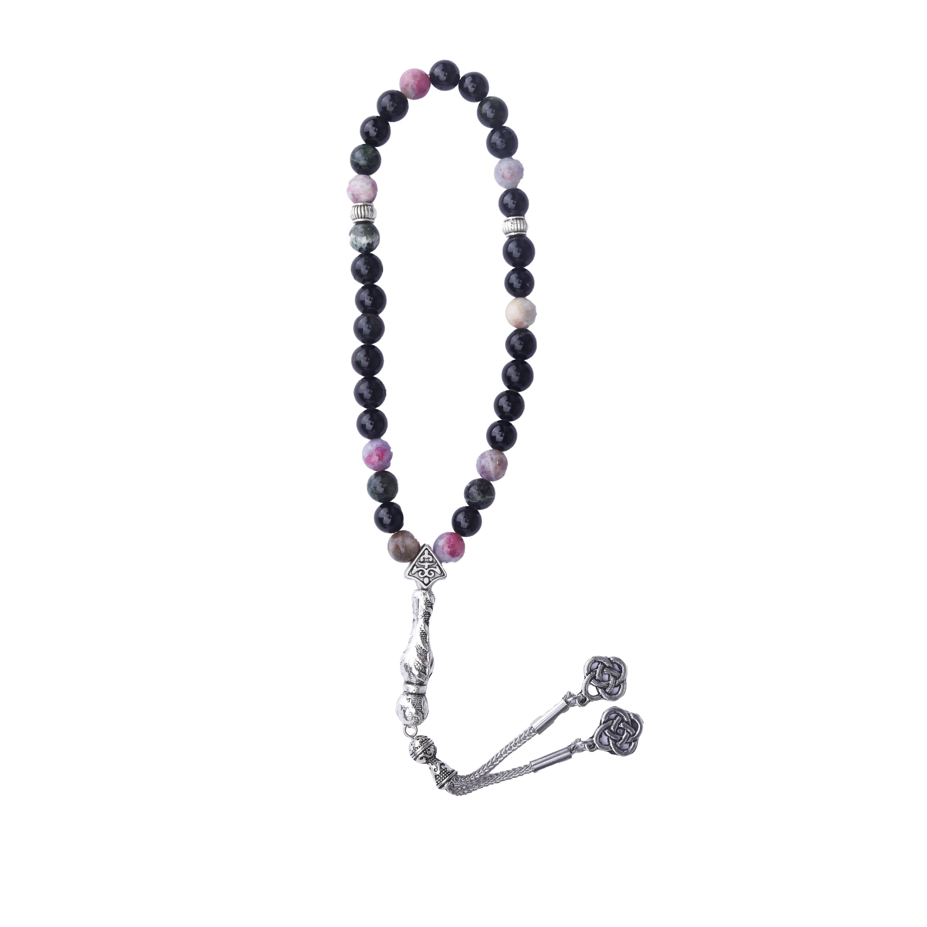 Turmalin Doğal Taş Tesbih 33'Lü