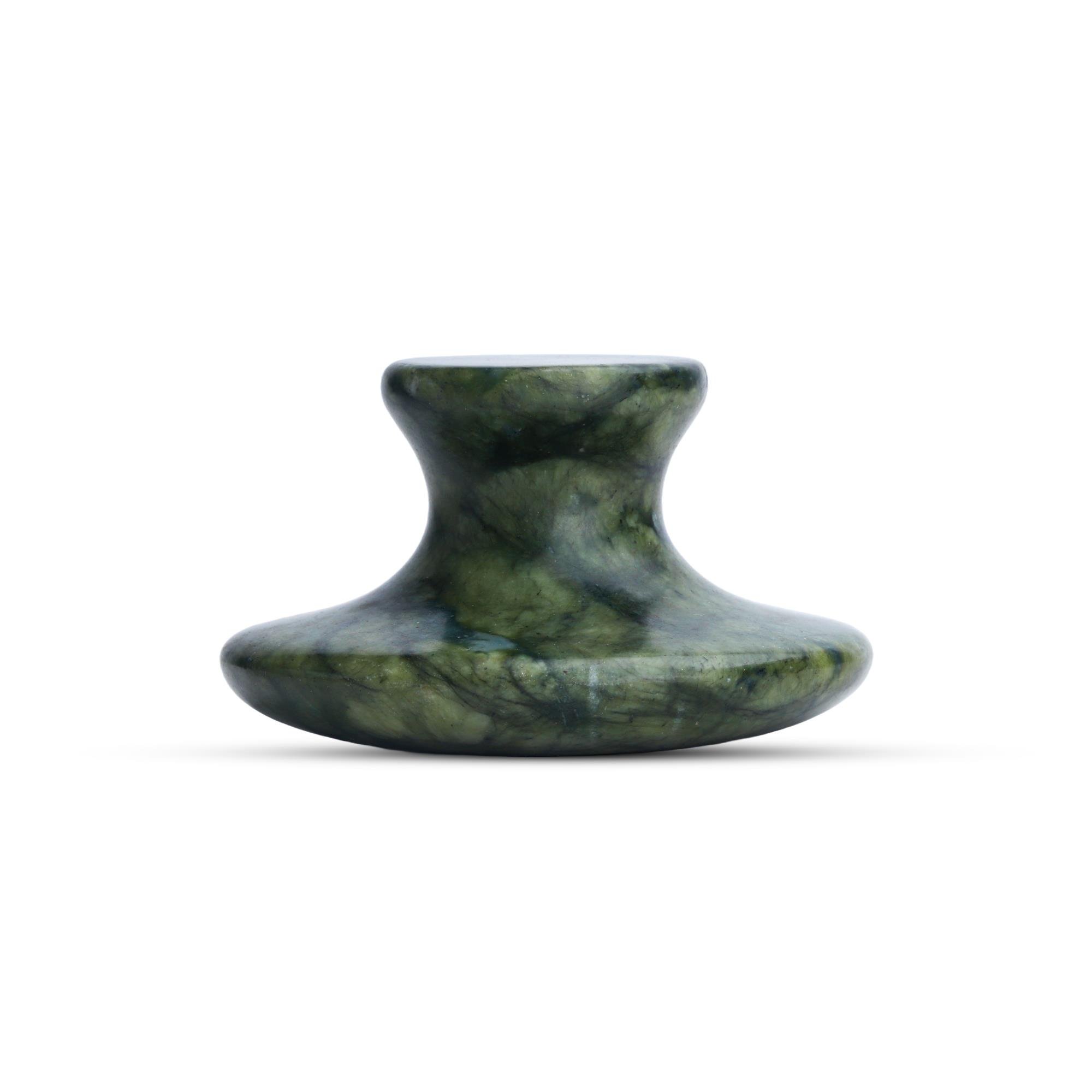 Yeşim Büyük Doğal Masaj Taşı ( Mantar Gua Sha)