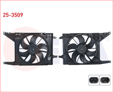 FAN MOTORU SU RADYATORU DAVLUMBAZLI TEKLI FANLI REZISTANSLI LOGAN (LS) 1.5 DCI 2004-2012-VEKA-DACIA