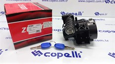 (FI97557K)KONTAK GOVDESI ANAHTARLI ( 6 DIS ) TEMPRA TIPO 1992--ZENON-FIAT