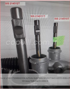 (214512T)DIREKSIYON KUTUSU ELEKTRIKLI EPS(ROT BASLI)2015>EGEA (PINYON 110mm TUR 2.46)103 DERECE-SISMAK-FIAT