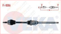(FI-8086)KOMPLE AKS SAG ON (IC AKS KAFASI TAKILI)EGEA 1.6 MJT M-T UZUNLUK 937MM 2015-(DS-FI077)-VEKA-FIAT