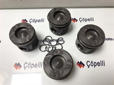 (8770789STD)PISTON+SEGMAN TEK STD 1.3MULTIJET 90 BEYGIR GRANDE PUNTO LINEA DOBLO ASTRA H (04-12) COR-GOETZE-FIAT