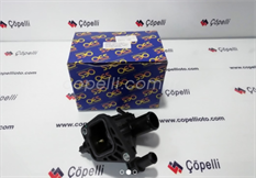 (T104.03)TERMOSTAT (YATAY-EGIK BORU) 88°C 1.3MJTD EGEA PUNTO EVO FIORINO 500L LANCIA YPSILON ASTRA J-OES-FIAT