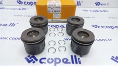(87726600401)PISTON+SEGMAN TEK 0.40 0,20 KISA 1.3JTD-75HP EURO 5 LINEA FIORINO DOBLO GPUNTO-GOETZE-FIAT