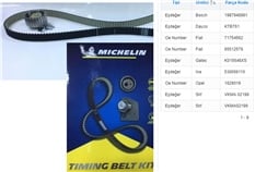 (SMATK0396)TRIGER GERGI KITI COMBO D DOBLO BRAVO II LINEA 1.6D-CDTI-MULTIJET (194-DIS TEFLONLU) 08>-MICHELIN-FIAT