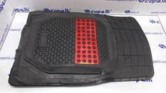 PASPAS UNIVERSAL ZUMRUT SIYAH KROM-KIRMIZI 3D HAVUZLU 5 PARCA-PUGA-GENEL